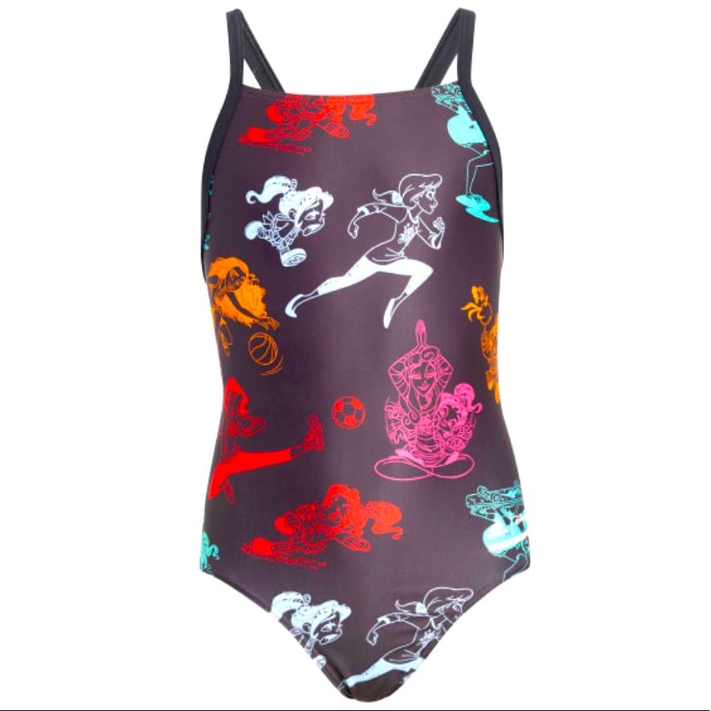 Youth Adidas Disney princess bathing suit